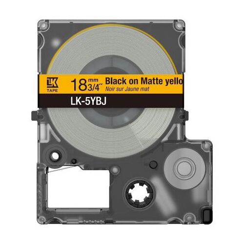 Epson C53S672075 ruban d'étiquette Noir sur jaune