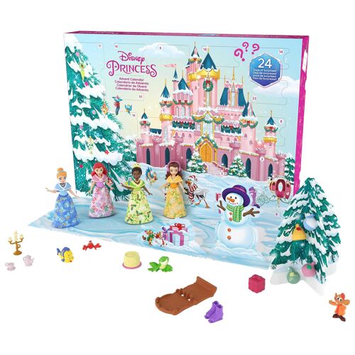 Mattel Disney Princesses - Calendrier de l'Avent - Figurine - 3 ans et +