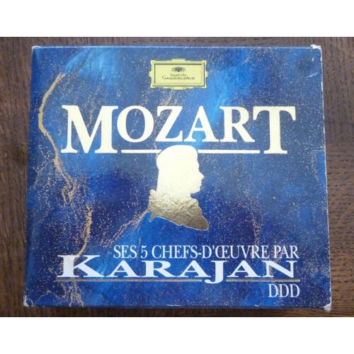 Coffret 5 Cd Dans Coffret Carton: Mozart Par Karajan.