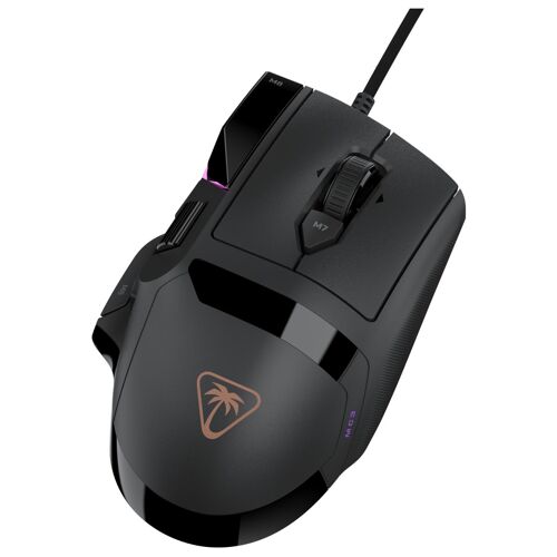 Turtle Beach Command Series MC3 Souris de Gaming Filaire avec capteur Optique Owl Eye 30K DPI, molette de défilement 4D, interrupteurs optiques Titan, 28 Boutons programmables et éclairage RGB