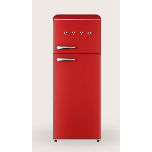 Réfrigérateur combiné EVVO F45 Pose libre 215 L Rouge