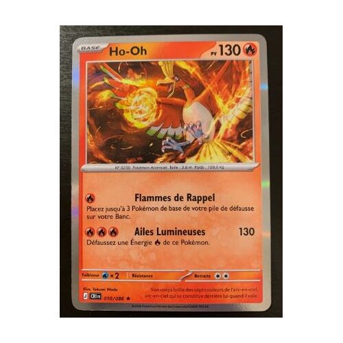 Pokémon Ho Oh 010 / 086 Holo Chaos Ascendant