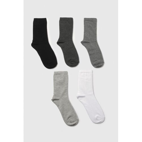 Boohoo Hzz40436-131-35 Chaussette Femme Chaussettes D'athlétisme Gris - One Size