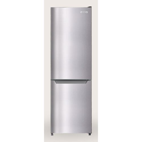 Réfrigérateur combiné EVVO F52X Pose libre 250 L Acier inoxydable