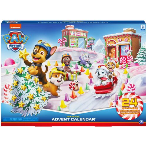 PAW Patrol LA PAT' PATROUILLE - CALENDRIER DE L'AVENT PAT' PATROUILLE - Calendrier Avent pour Noël composé de Figurines et d'Accessoires Exclusifs - 6059302 - - Jouet Enfant 3 Ans et +