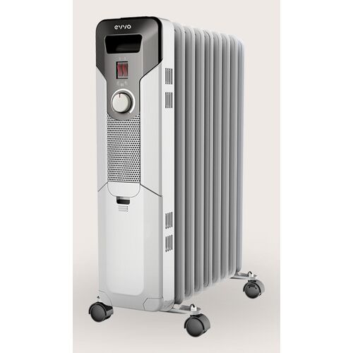EVVO C9 Intérieure Blanc 2000 W Chauffage électrique à bain d'huile