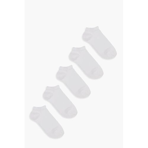 Boohoo Lzz00505-173-35 Chaussette Femme Chaussettes D'athlétisme Blanc - One Size
