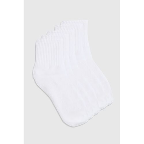 Boohoo Lzz00661-173-35 Chaussette Femme Chaussettes Crew Blanc - One Size
