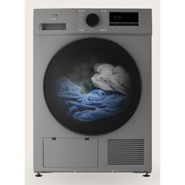 EVVO S8X sèche-linge Pose libre chargement frontal 8 kg Acier inoxydable