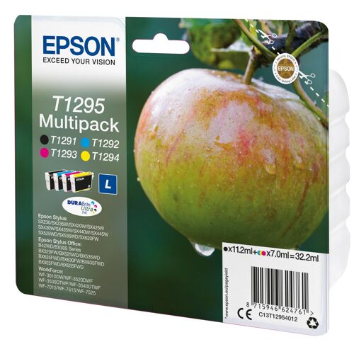 Epson Apple Encre DURABrite Ultra multipack 4 couleurs Pomme T1295