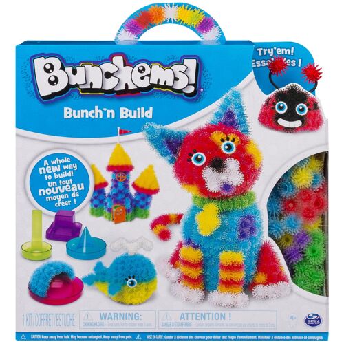 Bunchems - Coffret Bunch'n Build avec 4 modèles et 400, à partir de 6 ans