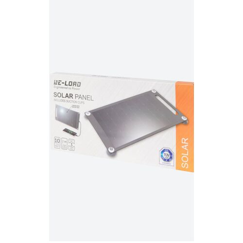panneau solaire Re-load de 10 watts. Parfait pour le camping, en déplacement ou en vacances! Fixez-le facilement à l'aide des ventouses fournies et chargez vos appareils à l'énergie solaire. Vous avez