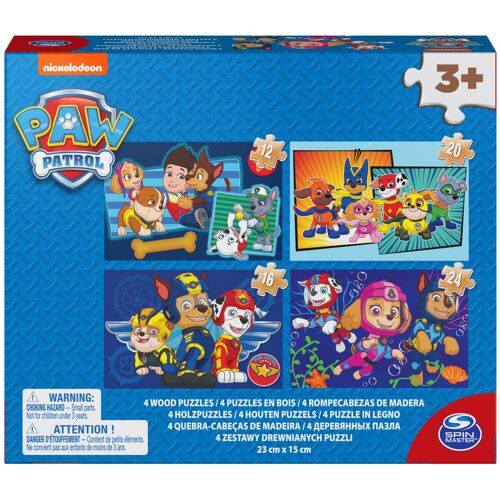 Games PUZZLE BOIS 4 MODELES - Paw Patrol