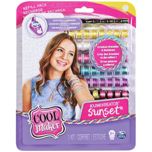 Cool Maker - Coffret de mode KumiNeons, fabrique jusqu'à 12 bracelets avec la machine KumiKreator, à partir de 8 ans