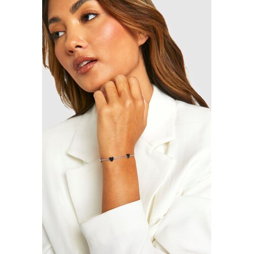 Boohoo Gzz41258-163-35 Bracelet Femme Laiton, Acier