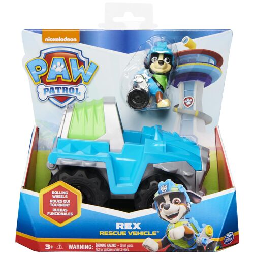 PAW Patrol VEHICULE + FIGURINE REX La Pat' Patrouille