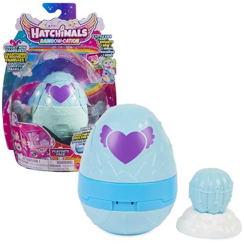 Hatchimals Pack De 4 Famille Surprise 3 Enfants + 1 Bebe Saison 2 (Assort)