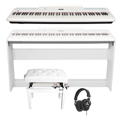 Fazley Dp-250-Wh Pack Débutant Piano Deluxe