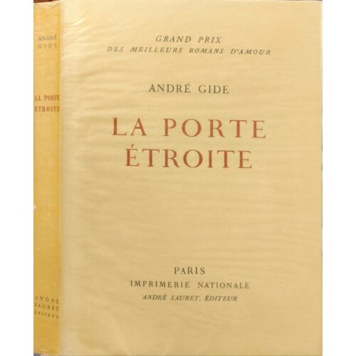 La Porte Etroite-Numéroté - Preface De Jean Paulhan-Eau-Forte Originale De Tremois