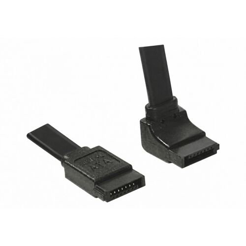 Cable Sata coudé noir 40 cm