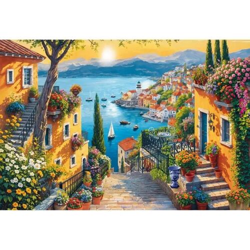 Puzzle 1500 pièces : Vue sur la mer