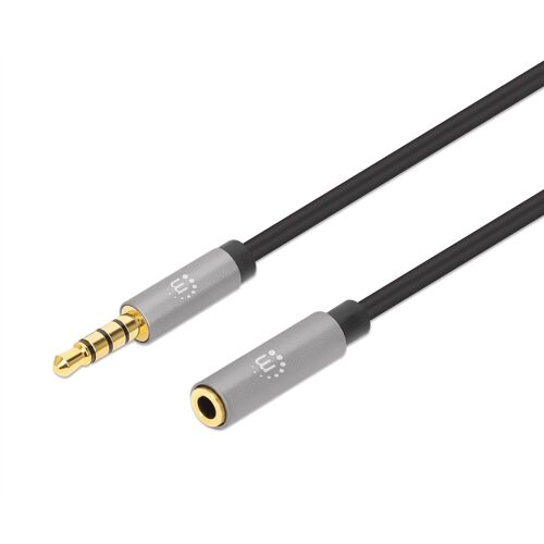 Manhattan Rallonge audio 1 m jack 3,5 mm