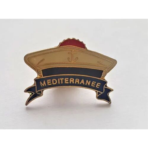 Pins Militaria Marine Nationale Pompon Béret De Marin Méditérranée