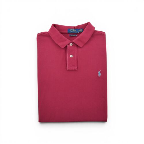 Reconditionné - Polo Manches Courtes Homme Slim Fit - Taille Xl - Homme - Bordeaux