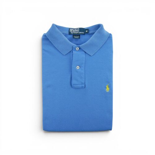Reconditionné - Polo Manches Courtes Homme Bleu - Taille M - Homme - Bleu