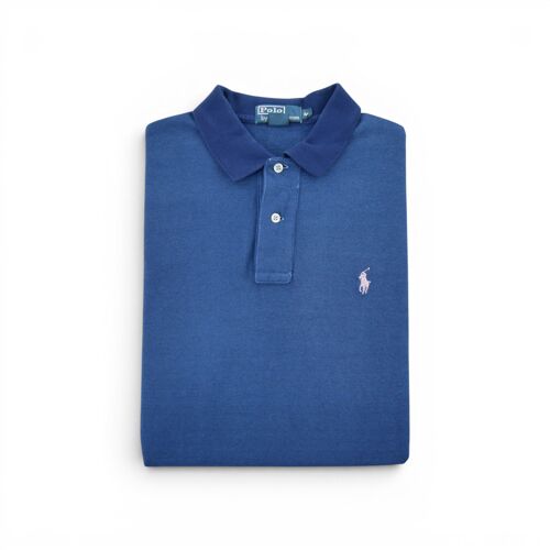 Reconditionné - Polo Manches Courtes Homme Marine - Taille M - Homme - Marine
