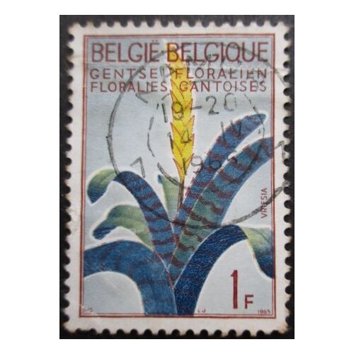 Belgique N°1315 Fleur Oblitéré