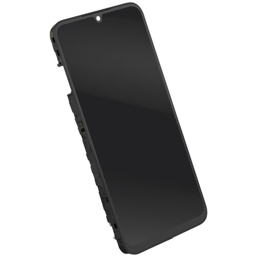 Écran Complet pour Galaxy A25 5G Dalle Soft OLED avec Châssis Samsung Noir