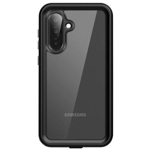 Coque Intégrale 360° pour Galaxy A36 / A37 Étanche IP68 Shellbox Noir / Transparent
