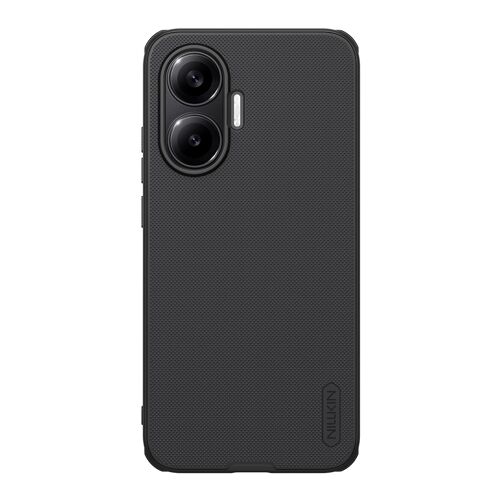 Coque pour Poco F7 Conception Bi-Matière Modèle Super Frosted Pro Nillkin Noir