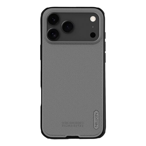 Coque pour iPhone 17 Pro Max Conception Bi-Matière Modèle Super Frosted Pro Nillkin Noir transparent