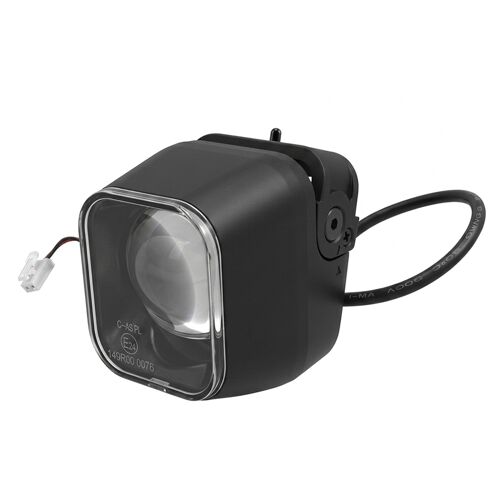 Phare Avant Led Pour Trottinette Segway Max G3 Avec Optique De Projection Ninebot Noir