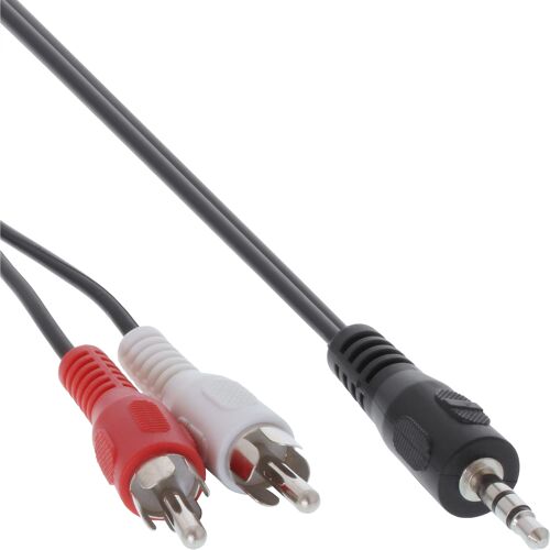 InLine 89939S câble audio 1,5 m 2 x RCA 3,5mm Noir