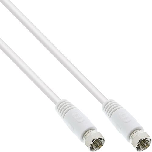 InLine 69310 câble coaxial SAT 10 m Type F Blanc