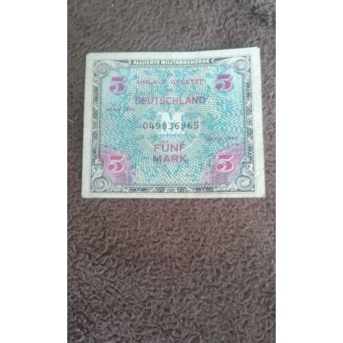 Billet 5 Mark Allié 1944