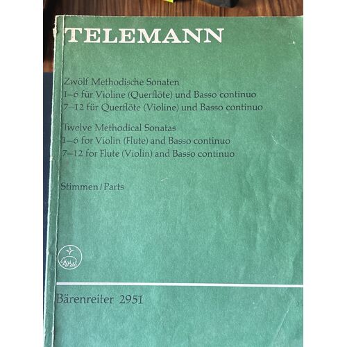 Teleman Zwolf Methodische Sonaten