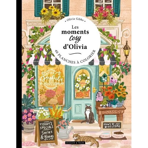 Les Moments Cosy D'olivia - 40 Planches À Colorier