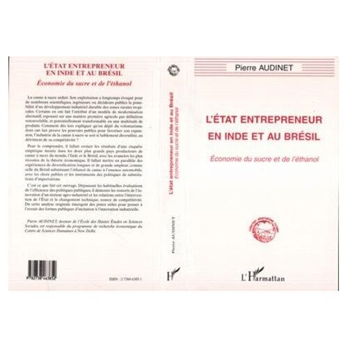 L'état Entrepreneur En Inde Et Au Brésil - Économie Du Sucre Et De L'éthanol