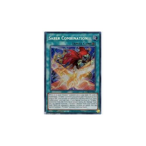 Yu Gi Oh L26d Enx25 Saber Combination Secret Rare