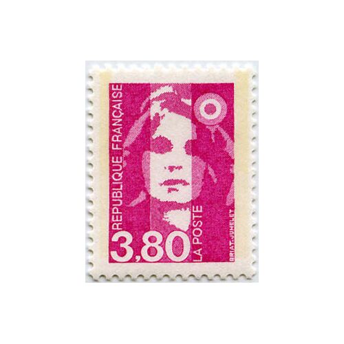 France 1990 / 1994, Très Beau Timbre Neuf** Luxe Yvert 2624, Marianne De Briat, Ou Du Bicentenaire, 3.80f Rose.