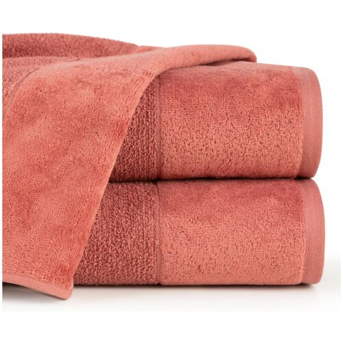 Eurofirany 424954 Serviette De Bain 70 X 140 Cm Coton Corail