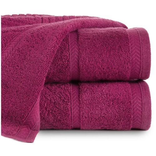 Eurofirany 374834 Serviette De Bain 70 X 140 Cm Coton Rose