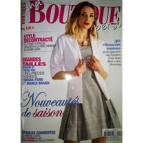 Ma Boutique Perso Mode A Coudre N°3 « Mimi » Sur La Couverture Au Feutre Envoi En Point Relay Permettant Un Suivi Réel Et Des Frais Plus Réduits Que La Poste.