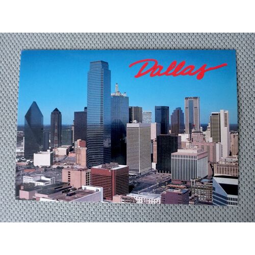 Carte Postale Dallas Downtown De Jour. Centre-Ville De Jour. Cpa. Texas. Usa. Etats-Unis.