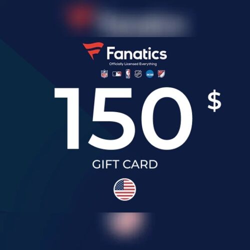 Fanatics Gift Card 150 USD Key - UNITED STATES