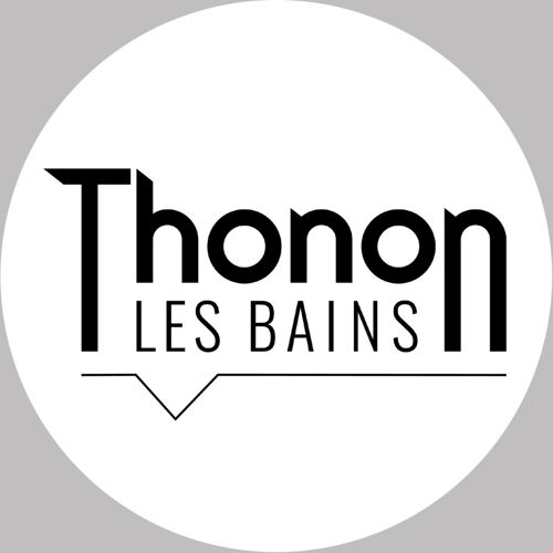 Thonon-Les-Bains (20x20cm) - Sticker/Autocollant